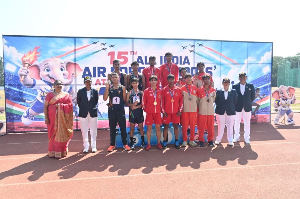 15TH ALL INDIA AIR FORCE SCHOOLS ATHLETICS AND SPORTS CHAMPIONSHIP 2026 COMMENCES AT AIR FORCE STATION JALAHALLI.