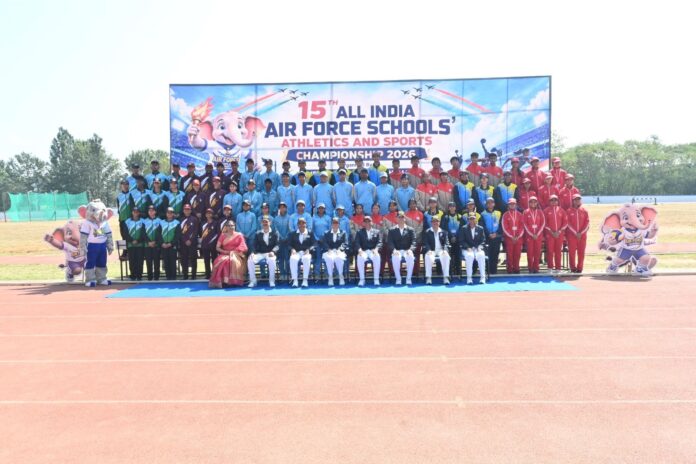 15TH ALL INDIA AIR FORCE SCHOOLS ATHLETICS AND SPORTS CHAMPIONSHIP 2026 COMMENCES AT AIR FORCE STATION JALAHALLI.