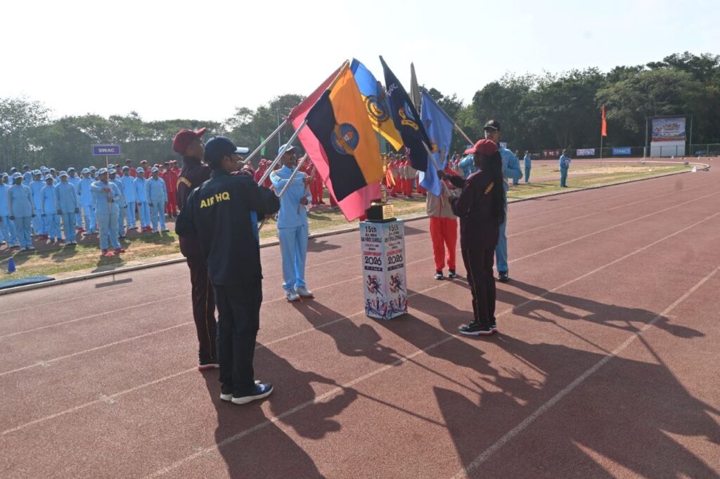 15TH ALL INDIA AIR FORCE SCHOOLS ATHLETICS AND SPORTS CHAMPIONSHIP 2026 COMMENCES AT AIR FORCE STATION JALAHALLI.