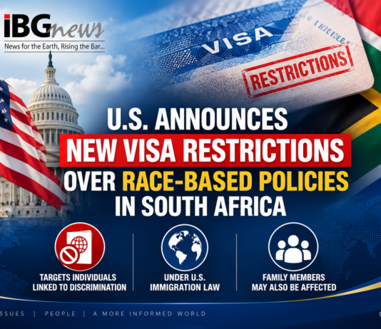 US Announces New Visa Restrictions Targeting Foreign Nationals Linked to Race-Based Policies in South Africa US Announces New Visa Restrictions Targeting Foreign Nationals Linked to Race-Based Policies in South Africa