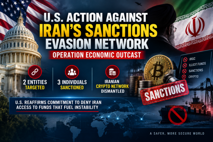 U.S. Targets Iranian Digital-Asset Network in New Sanctions Action