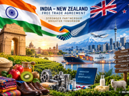 India-New Zealand FTA to Take Effect from October 20, Opening New Trade and Investment Opportunities India-New Zealand FTA to Take Effect from October 20, Opening New Trade and Investment Opportunities