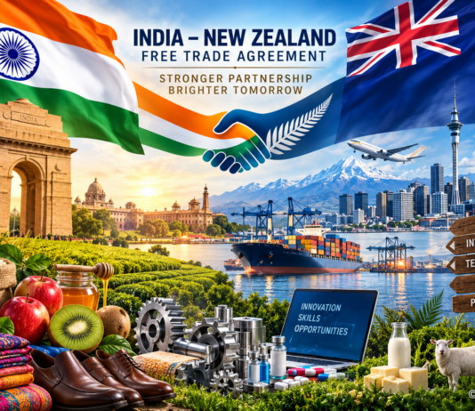 India-New Zealand FTA to Take Effect from October 20, Opening New Trade and Investment Opportunities India-New Zealand FTA to Take Effect from October 20, Opening New Trade and Investment Opportunities