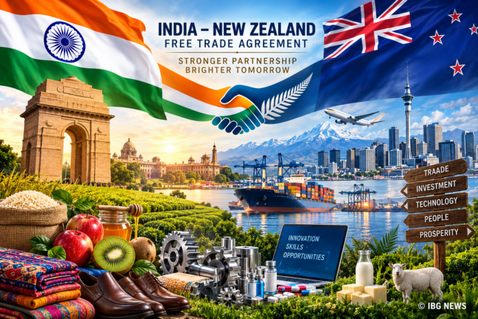 India-New Zealand FTA to Take Effect from October 20, Opening New Trade and Investment Opportunities