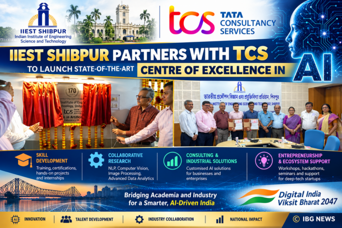 IIEST Shibpur and TCS Join Hands to Establish Centre of Excellence in Artificial Intelligence