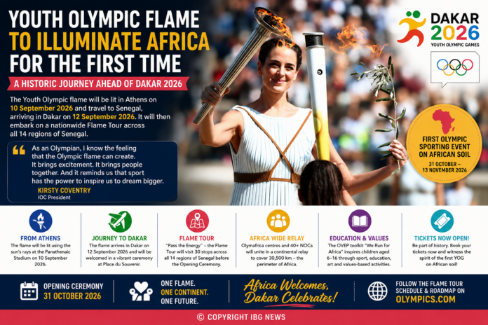 Youth Olympic Flame to Make Historic African Debut Ahead of Dakar 2026 Youth Olympic Flame to Make Historic African Debut Ahead of Dakar 2026