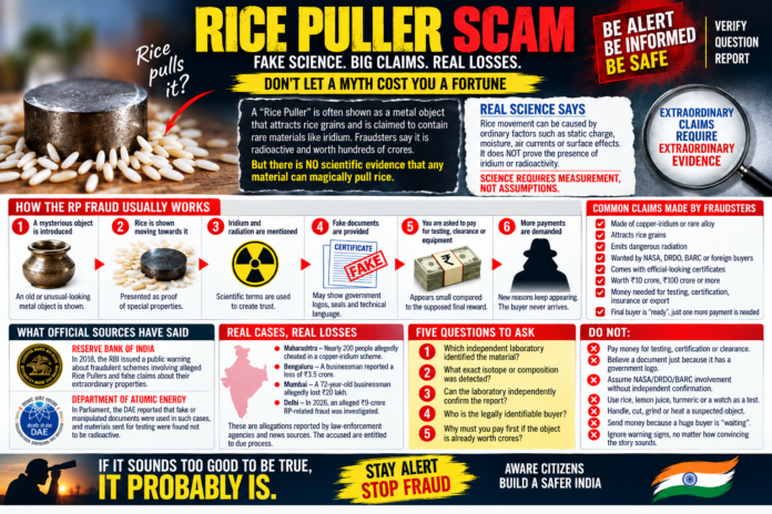 Rice Puller Scam: The Science Behind the Myth and How Fraudsters Turn It Into a High-Value Con