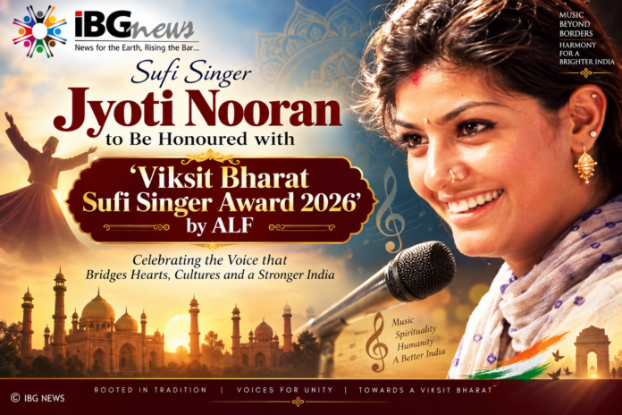 Sufi Singer Jyoti Nooran to Be Honoured with 'Viksit Bharat Sufi Singer Award 2026 ' by ALF