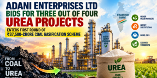 Adani Enterprises Ltd Bid for Three out of Four Urea Projects – Enter First Round of ₹37,500-Crore Coal Gasification Scheme Adani Enterprises Ltd Bid for Three out of Four Urea Projects - Enter First Round of ₹37,500-Crore Coal Gasification Scheme