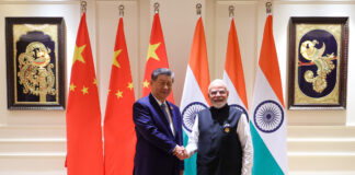 PM Modi Meets Chinese President Xi Jinping on BRICS Summit Sidelines, Reaffirms Strategic Approach to Bilateral Ties PM meeting with the President of the People's Republic of China, Mr. Xi Jinping on the sidelines of the 18th BRICS Summit at Bharat Mandapam, in New Delhi on September 12, 2026.