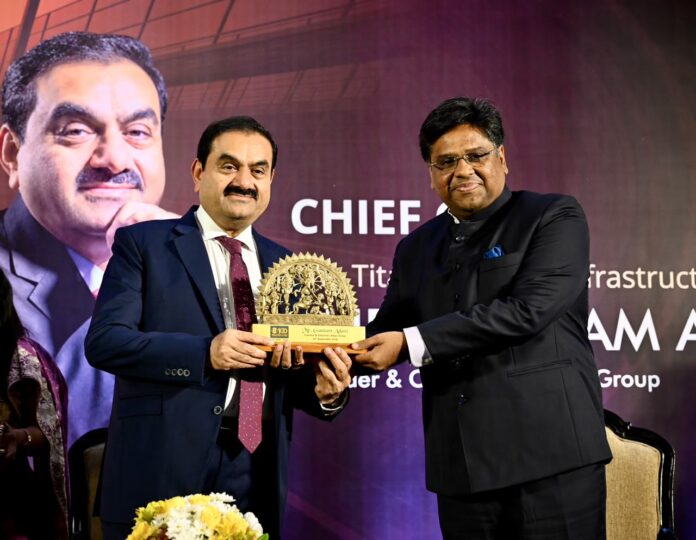 Gautam Adani Chairman Adani Group at Kolkata ICC annual day Gautam Adani Chairman Adani Group at Kolkata ICC annual day