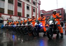 কলকাতা পুলিশের বহরে ১৮৩টি আল্ট্রাভায়োলেট ই-বাইক কলকাতা পুলিশের বহরে ১৮৩টি আল্ট্রাভায়োলেট ই-বাইক