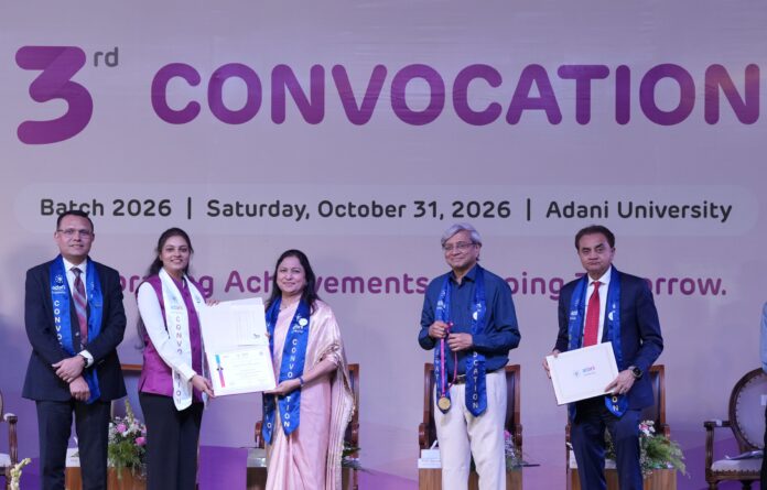 AI’s Promise and Perils Take Centre Stage at Adani University Convocation; 374 Students Graduate
