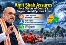 Amit Shah Assures Four States of Centre’s Support Amid Cyclone Arnab Amit Shah Assures Four States of Centre’s Support Amid Cyclone Arnab