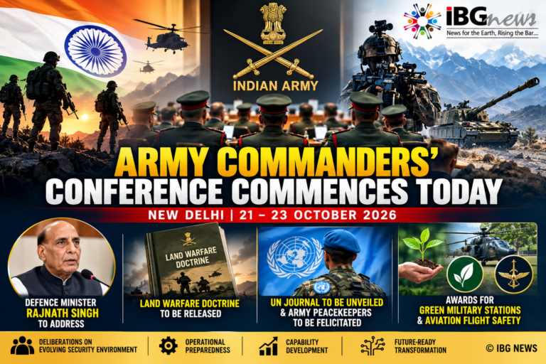 Indian Army Commanders’ Conference Begins in New Delhi, Focus on Future ...