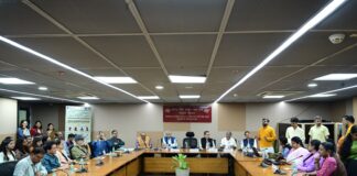 IGNCA Round Table Conference Reinterprets the Sindhu Sarasvati Civilisation Dignitaries and scholars and audience engaged in the Conference Proceedings.