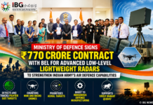 Ministry of Defence Signs ₹770 Crore Contract with BEL for Advanced Low-Level Lightweight Radars Ministry of Defence Signs ₹770 Crore Contract with BEL for Advanced Low-Level Lightweight Radars