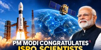 PM Modi Congratulates ISRO Scientists on Successful Launch of GSLV-F18 Carrying NVS-03 PM Modi Congratulates ISRO Scientists on Successful Launch of GSLV-F18 Carrying NVS-03