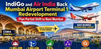 IndiGo and Air India Back Mumbai Airport Terminal 1 Redevelopment, Plan Partial Shift to Navi Mumbai IndiGo and Air India Back Mumbai Airport Terminal 1 Redevelopment, Plan Partial Shift to Navi Mumbai
