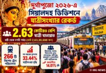 দুর্গাপুজোয় সিয়ালদহ ডিভিশনে যাত্রীসংখ্যার রেকর্ড, পাঁচ দিনে যাতায়াত ২.৬৩ কোটিরও বেশি মানুষের দুর্গাপুজোয় সিয়ালদহ ডিভিশনে যাত্রীসংখ্যার রেকর্ড, পাঁচ দিনে যাতায়াত ২.৬৩ কোটিরও বেশি মানুষের