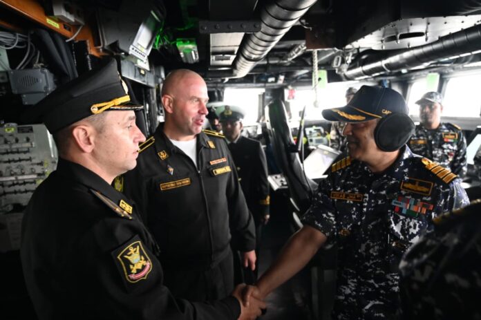 CONCLUSION OF INDIA-RUSSIA BILATERAL NAVAL EXERCISE (INDRA 2026).