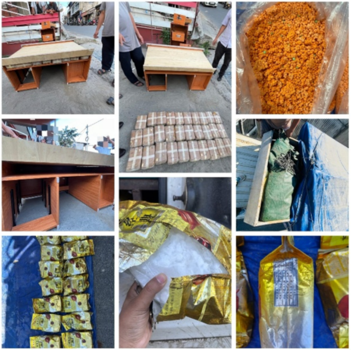 DRI deals major blow to Myanmar-linked drug smuggling network; seizes huge consignment of 50 kg methamphetamine tablets and crystal meth in North-East; four arrested.