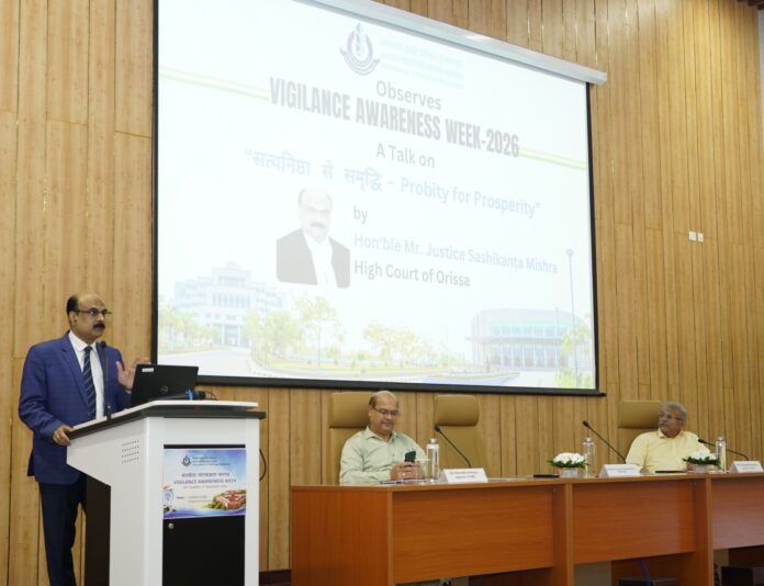 IIT Bhubaneswar Observes Vigilance Awareness Week 2026. IIT Bhubaneswar Observes Vigilance Awareness Week 2026.