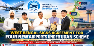 Bengal out of Dark Era – West Bengal Moves Ahead with Four New Airports Under UDAN Scheme Bengal out of Dark Era - West Bengal Moves Ahead with Four New Airports Under UDAN Scheme