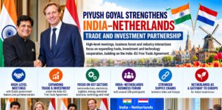 Piyush Goyal Strengthens India–Netherlands Trade and Investment Partnership Piyush Goyal Strengthens India–Netherlands Trade and Investment Partnership
