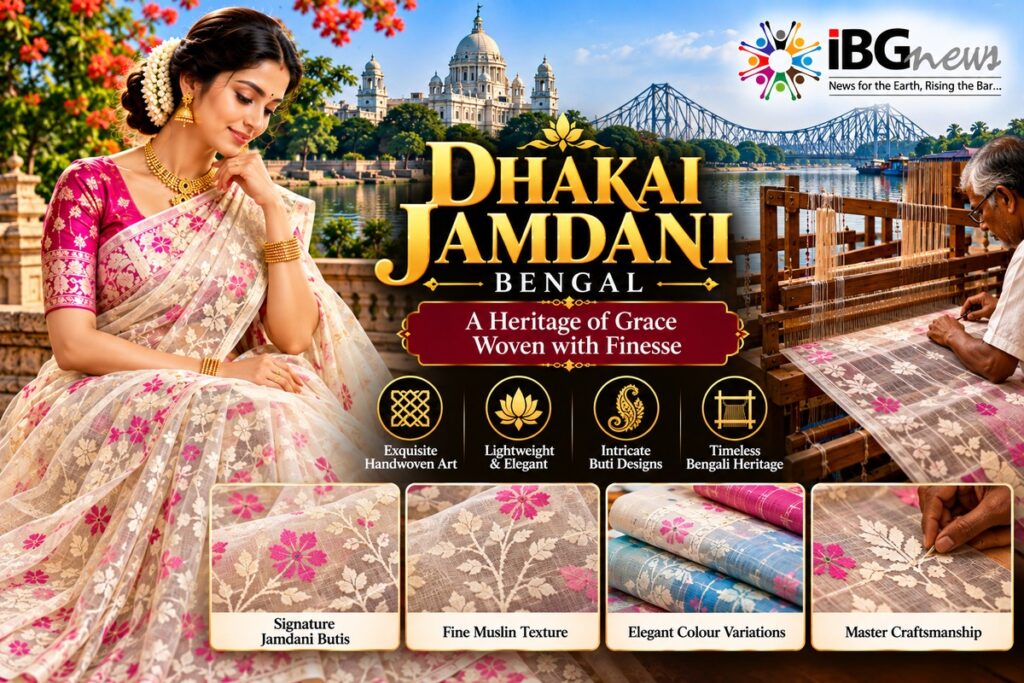 Dhakai Jamdani — Bangladesh / West Bengal