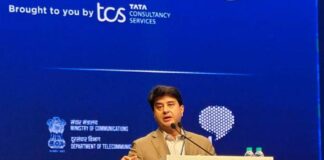 Shri Jyotiraditya M. Scindia Holds Media Interaction at India Mobile Congress 2026; Calls for Taking Indian Technologies to the World Union Minister of Communications Shri Jyotiraditya M. Scindia Holds Media Interaction at India Mobile Congress 2026; Calls for Taking Indian Technologies to the World.