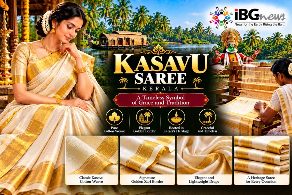 Kasavu Saree — Keral
