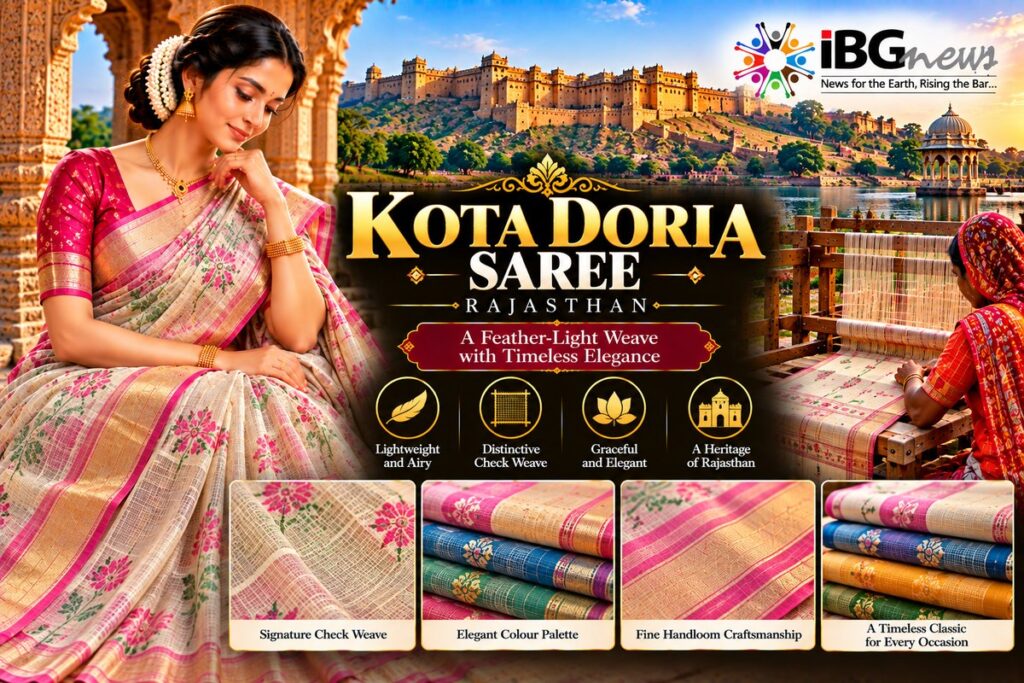 Kota Doria Saree — Rajasthan