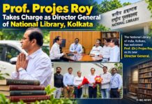 Prof. Projes Roy Takes Charge as Director General of National Library, Kolkata Prof. Projes Roy Takes Charge as Director General of National Library, Kolkata