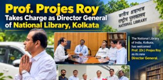 Prof. Projes Roy Takes Charge as Director General of National Library, Kolkata Prof. Projes Roy Takes Charge as Director General of National Library, Kolkata